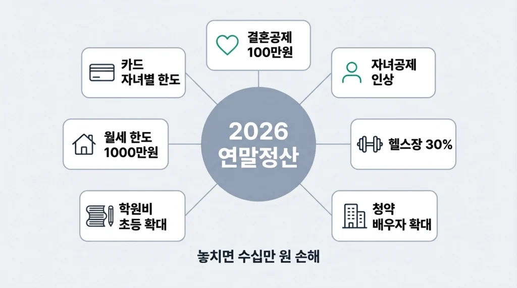 2026년 연말정산 달라진 점 7가지 총정리 놓치면 수십만 원 손해